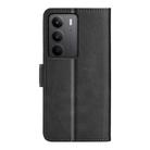 For Realme C75 Dual-side Magnetic Buckle Horizontal Flip Leather Phone Case(Black) - 3