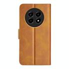 For Realme 13 Pro 5G Dual-side Magnetic Buckle Horizontal Flip Leather Phone Case(Yellow) - 3