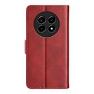 For Realme 13 Pro 5G Dual-side Magnetic Buckle Horizontal Flip Leather Phone Case(Red) - 3