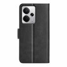 For Realme 14 5G Dual-side Magnetic Buckle Horizontal Flip Leather Phone Case(Black) - 3