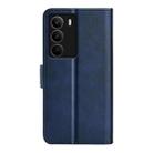 For Realme C71 4G Dual-side Magnetic Buckle Horizontal Flip Leather Phone Case(Dark Blue) - 3