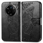 For Realme 14 Pro+ Butterfly Love Flower Embossed Leather Phone Case(Black) - 2