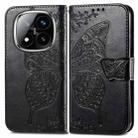 For Xiaomi Redmi Note 14 Pro 5G Butterfly Love Flower Embossed Leather Phone Case(Black) - 2