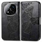 For Xiaomi Redmi Note 14 Pro+ 5G Butterfly Love Flower Embossed Leather Phone Case(Black) - 2