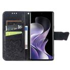 For Xiaomi Redmi Note 14 Pro+ 5G Butterfly Love Flower Embossed Leather Phone Case(Black) - 3