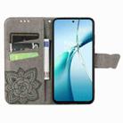 For Xiaomi 15 Butterfly Love Flower Embossed Leather Phone Case(Gray) - 3