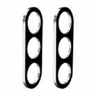 For Samsung Galaxy S25 5G 2pcs ENKAY Hat-Prince 9H Rear Camera Lens Tempered Glass Film(Black) - 1