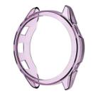 For Garmin Forerunner 965 ENKAY Hat-Prince Transparent TPU Frame Drop Protection Case(Purple) - 1