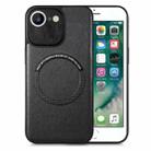 For iPhone 6 / 6s Solid Color Leather Skin Back Cover Phone Case(Black) - 1