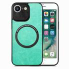 For iPhone 6 / 6s Solid Color Leather Skin Back Cover Phone Case(Green) - 1