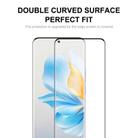 For Honor 100 5pcs ENKAY Hat-Prince Hot Bending Full Coverage Side Glue Tempered Glass Film - 3