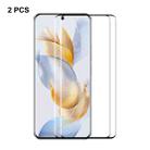 For Honor 90 2pcs ENKAY Hat-Prince Hot Bending Full Coverage Side Glue Tempered Glass Film - 1