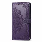 For Motorola Moro G Power 5G 2024 Mandala Flower Embossed Leather Phone Case(Purple) - 2