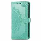 For Motorola Moto G Power 5G 2024 Mandala Flower Embossed Leather Phone Case(Green) - 2