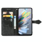 For Motorola Moto G Power 2025 Mandala Flower Embossed Leather Phone Case(Black) - 3