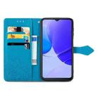 For Huawei Enjoy 60X Mandala Flower Embossed Leather Phone Case(Blue) - 3