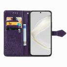 For Huawei Nova 11 Mandala Flower Embossed Leather Phone Case(Purple) - 3