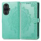 For Huawei Nova 11 Pro Mandala Flower Embossed Leather Phone Case(Green) - 2