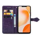 For Huawei Nova Y91 Mandala Flower Embossed Leather Phone Case(Purple) - 3