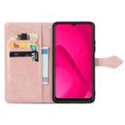 For Huawei Mate 70 Mandala Flower Embossed Leather Phone Case(Rose Gold) - 3