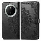 For Huawei Mate 70 Mandala Flower Embossed Leather Phone Case(Black) - 2