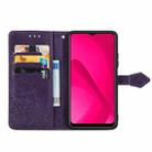 For Huawei Mate 70 Pro Mandala Flower Embossed Leather Phone Case(Purple) - 3