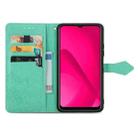 For Huawei Mate 70 Pro+ Mandala Flower Embossed Leather Phone Case(Green) - 3