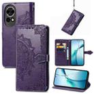 For Huawei nova 13 Mandala Flower Embossed Leather Phone Case(Purple) - 1