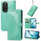 For Huawei nova 13 Pro Mandala Flower Embossed Leather Phone Case(Green) - 1
