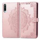 For Honor 30i Mandala Flower Embossed Leather Phone Case(Rose Gold) - 2