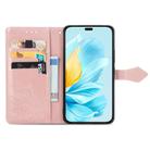 For Honor 200 Lite Global Mandala Flower Embossed Leather Phone Case(Rose Gold) - 3