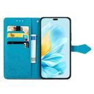 For Honor 200 Lite Global Mandala Flower Embossed Leather Phone Case(Blue) - 3