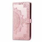 For Honor Play 50 Plus Mandala Flower Embossed Leather Phone Case(Rose Gold) - 2