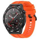 For Huawei Watch GT3 SE Long & Short Sports Solid Color Silicone Watch Band Set(Orange) - 1