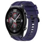 For Huawei Watch 3 Long & Short Sports Solid Color Silicone Watch Band Set(Midnight Blue) - 1