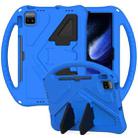 For Xiaomi Pad 6 EVA Shockproof Tablet Case with Holder(Blue) - 1