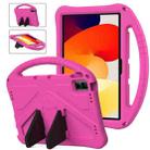 For Xiaomi Redmi Pad SE 11 EVA Shockproof Tablet Case with Holder(RoseRed) - 1