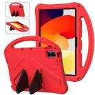 For Xiaomi Redmi Pad SE 11 EVA Shockproof Tablet Case with Holder(Red) - 1