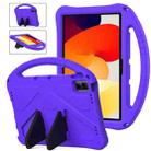 For Xiaomi Redmi Pad SE 11 EVA Shockproof Tablet Case with Holder(Purple) - 1