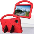 For Xiaomi Redmi Pad SE 4G 8.7 EVA Shockproof Tablet Case with Holder(Red) - 2