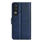 For OPPO K12 Dual-side Magnetic Buckle Horizontal Flip Leather Phone Case(Dark Blue) - 3