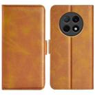 For OPPO F29 Pro 5G Dual-side Magnetic Buckle Horizontal Flip Leather Phone Case(Yellow) - 1