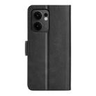 For OPPO Reno13 F Dual-side Magnetic Buckle Horizontal Flip Leather Phone Case(Black) - 3