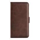 For OPPO Reno13 F Dual-side Magnetic Buckle Horizontal Flip Leather Phone Case(Brown) - 2