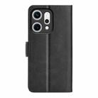 For OPPO Reno14 Pro 5G Global Dual-side Magnetic Buckle Horizontal Flip Leather Phone Case(Black) - 3