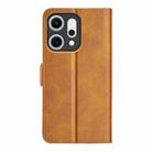 For OPPO Reno14 Pro 5G Global Dual-side Magnetic Buckle Horizontal Flip Leather Phone Case(Yellow) - 3