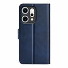 For OPPO Reno14 Pro 5G Global Dual-side Magnetic Buckle Horizontal Flip Leather Phone Case(Dark Blue) - 3