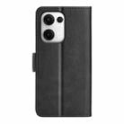For OPPO Reno13 Pro 5G Dual-side Magnetic Buckle Horizontal Flip Leather Phone Case(Black) - 3
