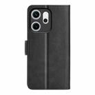 For OPPO Reno14 F 5G Dual-side Magnetic Buckle Horizontal Flip Leather Phone Case(Black) - 3