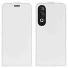 For OPPO K12 R64 Texture Single Vertical Flip Leather Phone Case(White) - 1